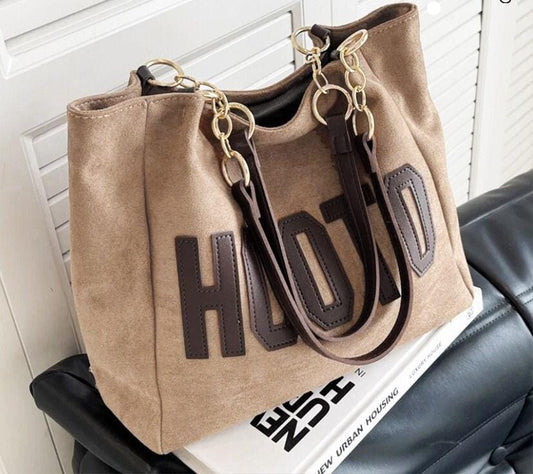 HOOTO – Velvet Tote Bag