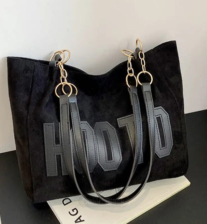 HOOTO – Velvet Tote Bag