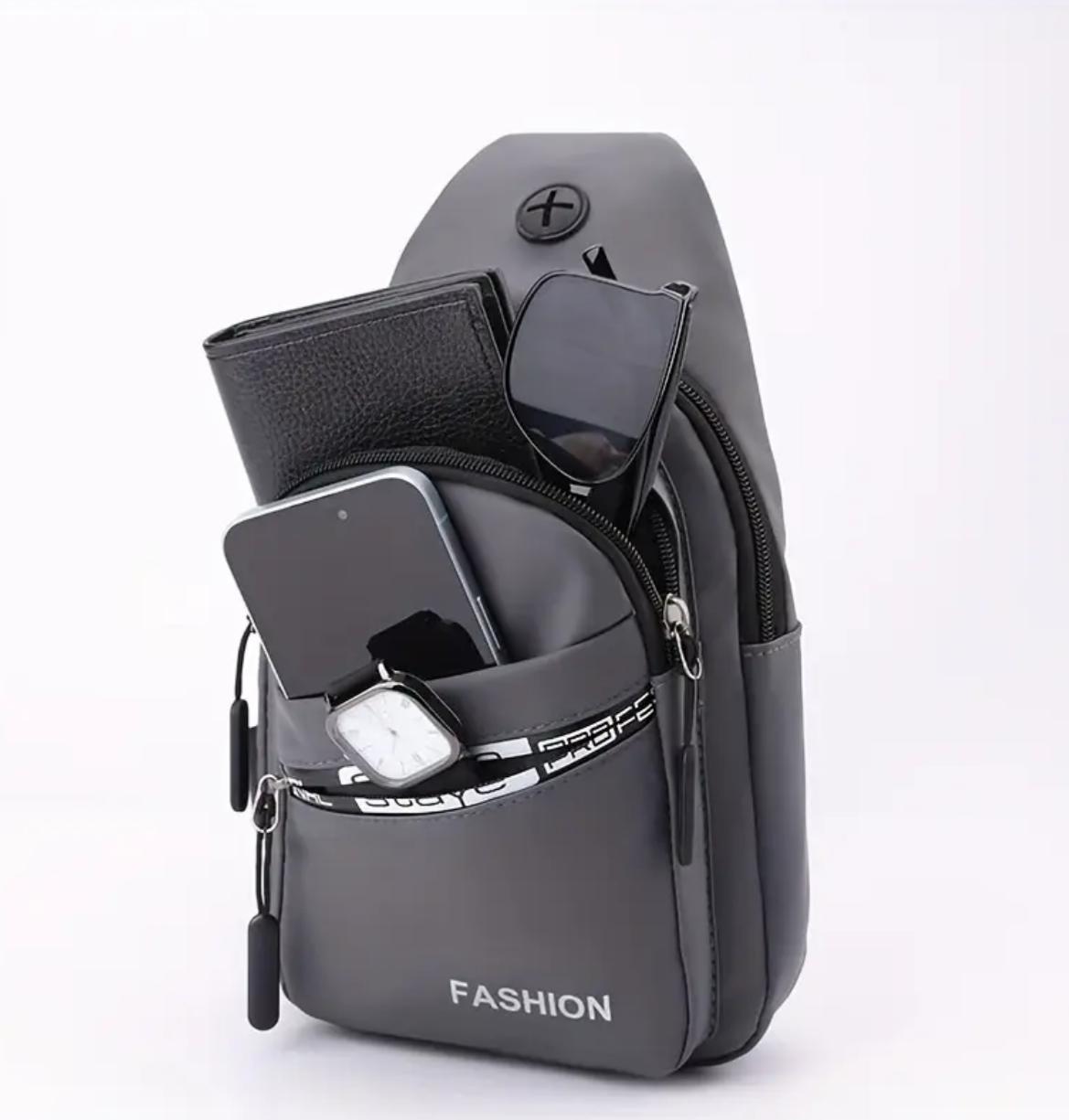 UNISEX ANTI-THEFT CROSSBODY BAG