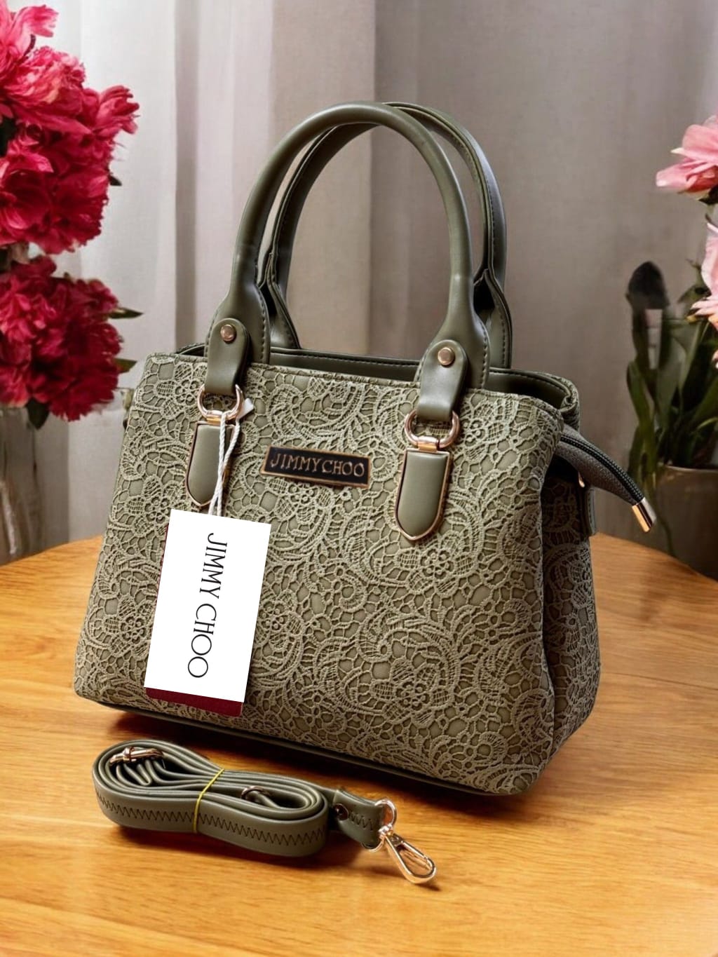 Jimmy Choo Floral Handbag