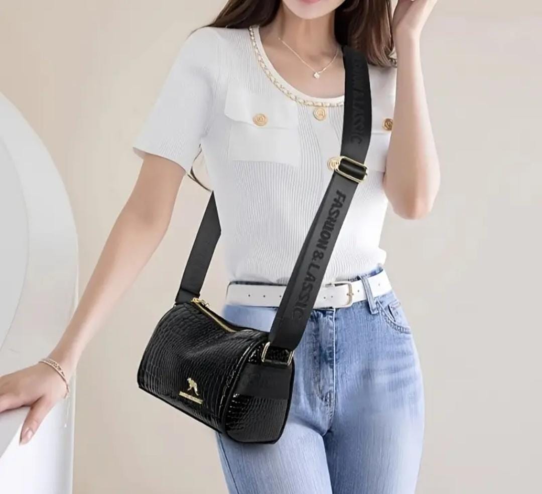 Classy Croco Sling Bag
